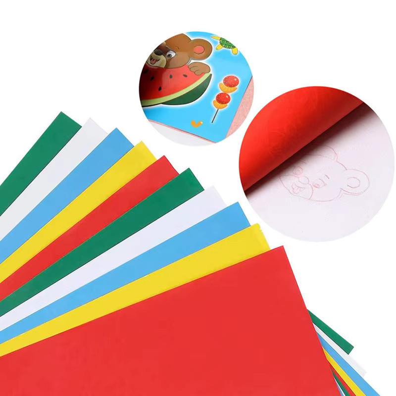 10 Stück Wasserlösliches Carbonpapier für Stickereien und DIY Stofftransfer, NOTIONSLAND, Mehrfarbig - Bild 2