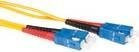 ACT Singlemode OS2 Duplex Glasfaser-Patchkabel LSZH mit SC-SC Steckern, Gelb, Länge: 20 m - Bild 1