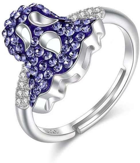 Ring 925 Silber, Kristall, Damen, Vintage - Bild 1