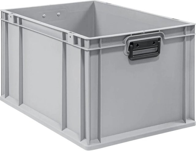 PROREGAL Eurobox Nextgen Portable Duo Transportbehälter Grau H x B x T: 60 x 32 x 40 cm - Bild 1