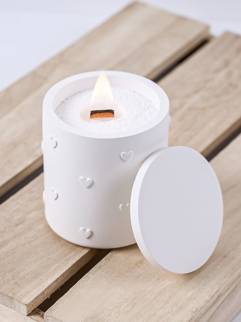 UDOCOOL Silikonform für Schmuckbox und Kerzen mit Deckel in Weiß - Bild 1