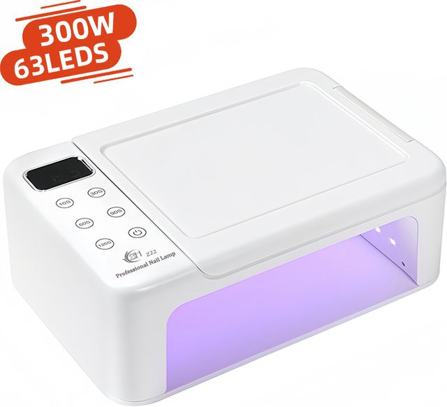 DianaBeauty Nageltrocknerlampe mit Handkissen, 63 LEDs, UV-LED - Bild 1