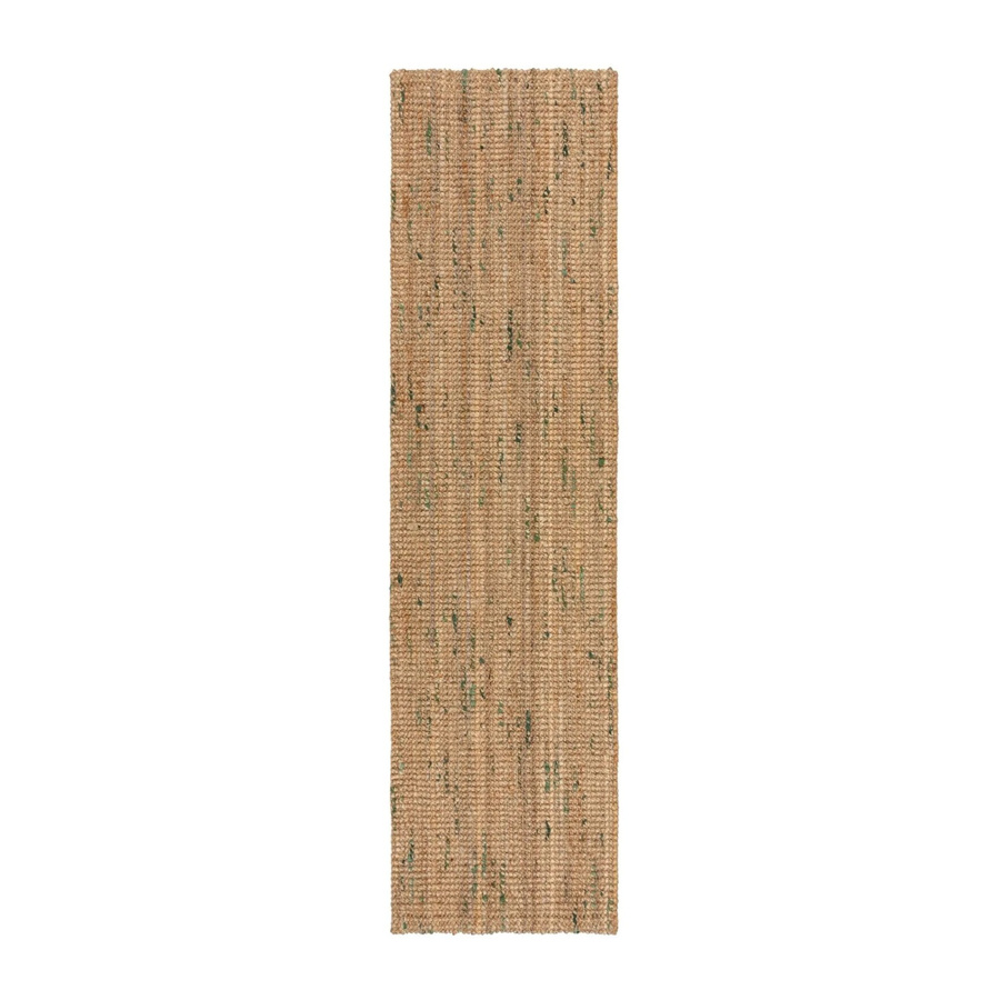 Flair Rugs Kurzflorteppich Jute Boucle in Naturgrün, B/T: 60 x 230 cm - Bild 2