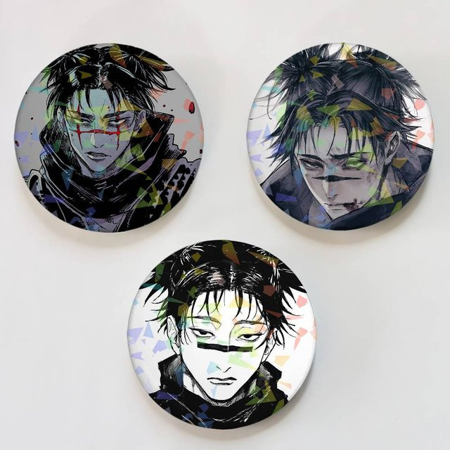 Anstecknadel Choso, Anime Jujutsu Kaisen, Runde Pins - Bild 1