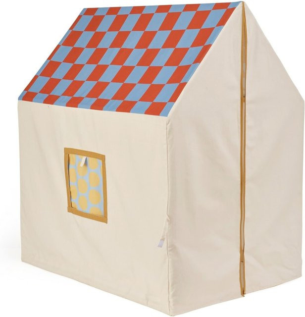 Kids Concept Hauszelt, dusty blue kariert, ab 2 Jahren - Bild 1