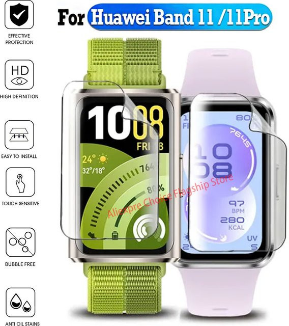 Huawei Displayschutzfolie Hydrogel, transparent, Huawei Band 11 10 9 8 - Bild 1