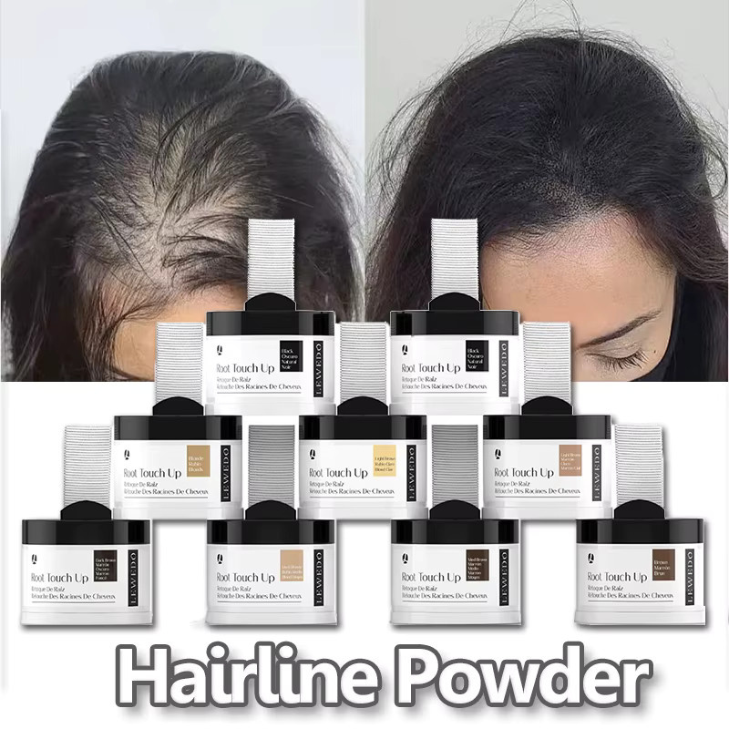 LEWEDO Haarlinien-Puder, Medium Brown, Matt, Unisex - Bild 5