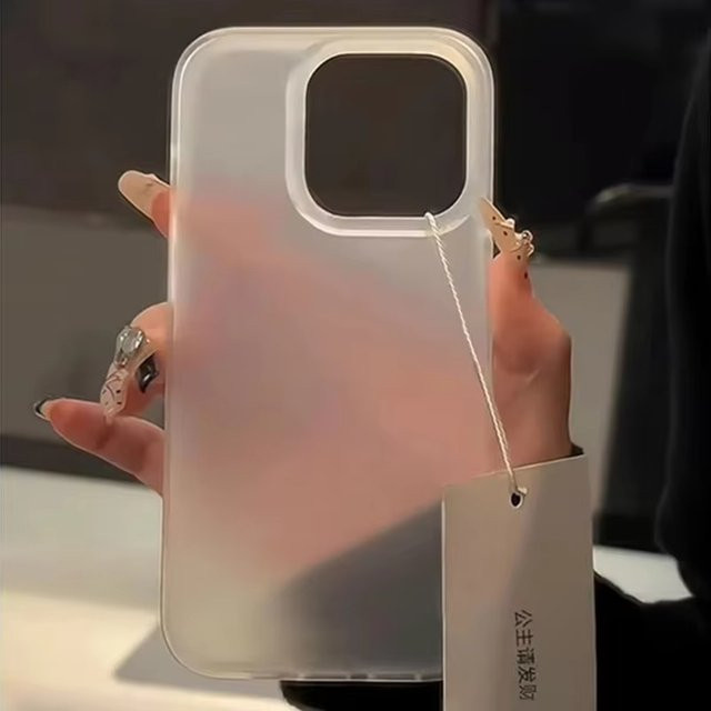 Ultradünne matte Handyhülle für iPhone 11 bis iPhone 17 Pro Max in Transparent - Bild 1