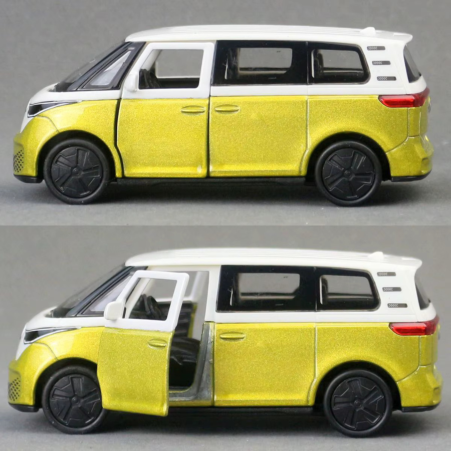 Welly Volkswagen ID BUZZ, Automodell, 1:36, Metall, Gelb - Bild 3