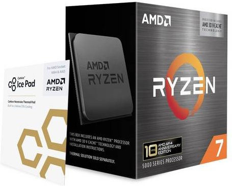 AMD Ryzen 7 5800X3D Prozessor AM4 Sockel mit 8 Kernen und 3,4 GHz - Bild 1