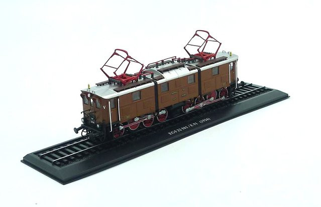 Atlas Zug 1/87, Druckguss Modell, Metall, Braun - Bild 1