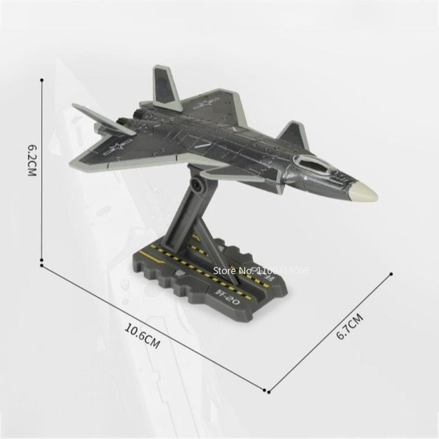 Linyi toy car Kampfflugzeug Modellspielzeug, Metall, 1:150, ab 14 Jahre - Bild 1
