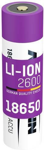 Ansmann Spezial-Akku 18650 Li-Ion 3,7V mit 2600 mAh und 9,36 Wh - Bild 1