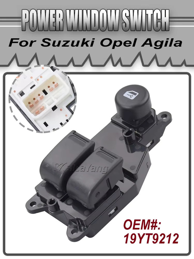 Malcayang Elektrischer Fensterheber Glasschalter 19YT9212 für Vauxhall Opel Agila A und Suzuki Wagon R Ignis - Bild 4