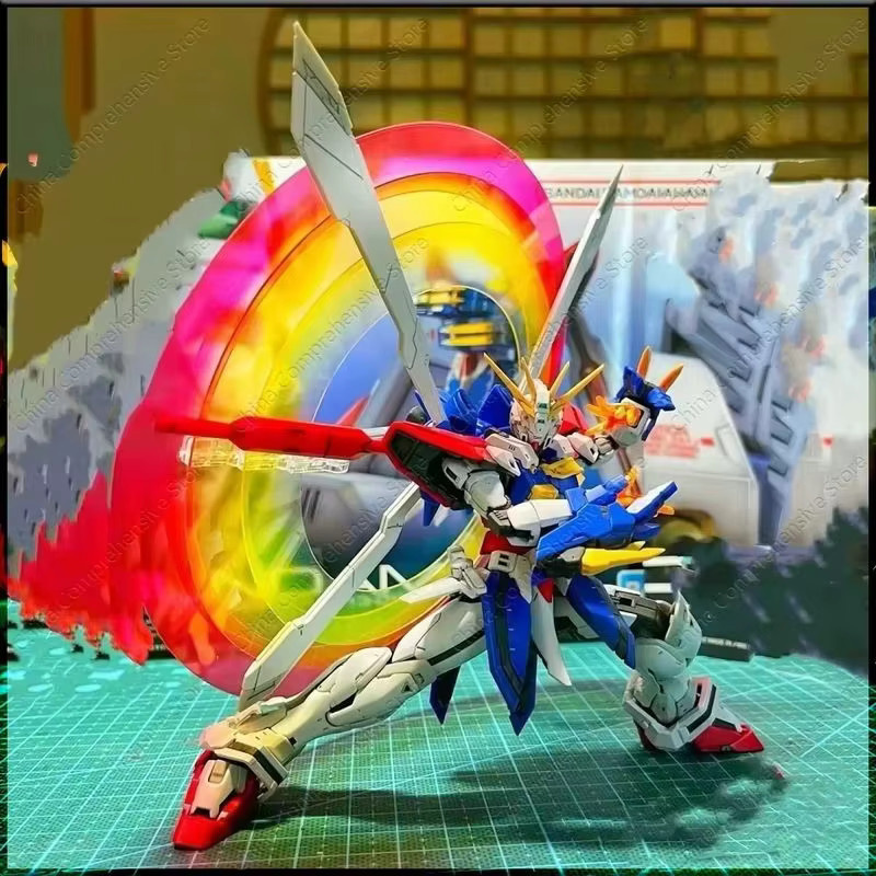 Bandai RG 1/144 God Gundam GF13-017NJ II Mobile Fighter G Gundam Modellbausatz in Rot - Bild 2