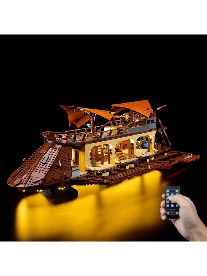BlockGlow LED-Beleuchtungsset für LEGO Jabba's Sail Barge 75397 - Bild 3