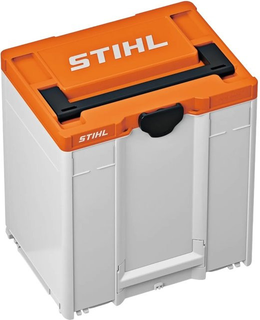 Stihl Akku-Box Systainer System Größe L in Orange-Grau stapelbar aus Kunststoff - Bild 1