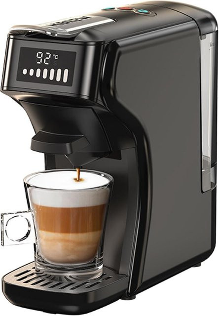 HiBREW 6 in 1 Kapsel-Kaffeemaschine mit 20 Bar Druck, programmierbar, Heiß- und Kaltextraktion, kompatibel mit Dolce Gusto, schwarz - Bild 1