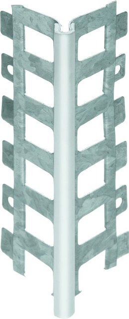 Catnic Außenputzprofil aus Kunststoff in Silber, Breite: 14 mm, Länge: 2500 mm - Bild 1
