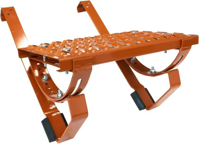 Daprona Laufrost Set für Flache Dachziegel aus verzinktem Stahl in Ziegelrot, Breite: 100 cm - Bild 1