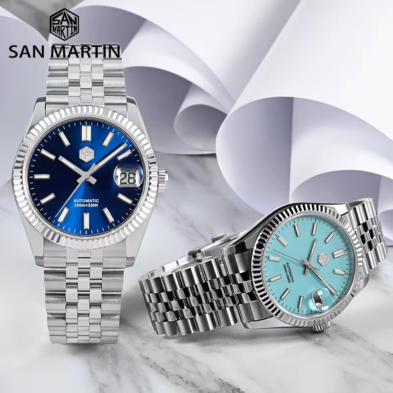 San Martin Armbanduhr, Automatik, Edelstahl, 36,5 mm, Herren - Bild 2
