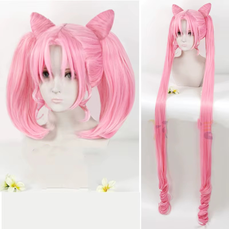 ManManGuGu Sailor Moon Kleine Dame Serenity Perücke, Schwarz, Zubehör - Bild 2