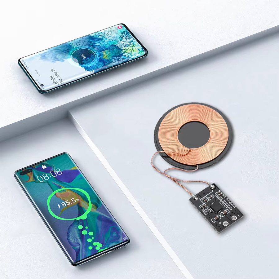 diymore Kabelloses Ladegerät-Empfängermodul 3W/5W für Apple und Android, PCBA-Platine in Multicolour - Bild 4