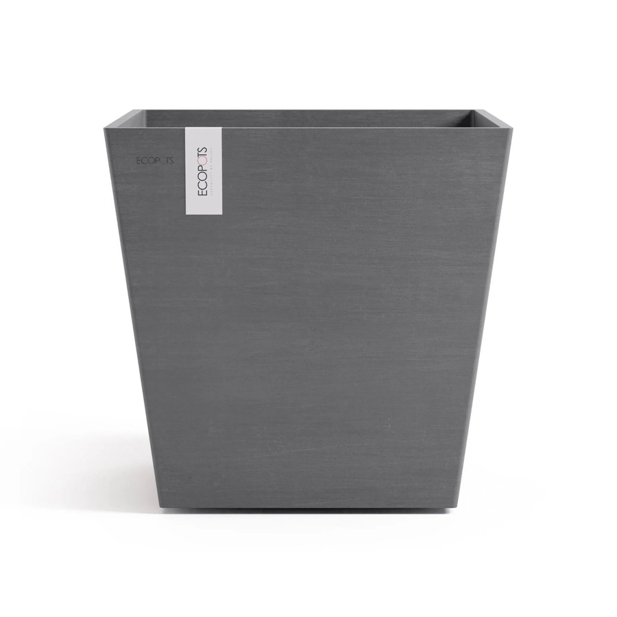Ecopots Pflanztopf Rotterdam Blumentopf Grau B: 45,4 cm, H: 44 cm - Bild 2