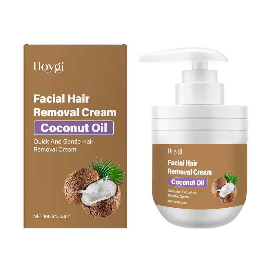 HOYGI Kokosnuss Haarentfernungscreme für Gesicht und Körper, Unisex - Bild 3