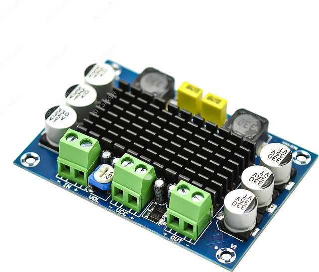 Si Tai&SH XH-M542 Digitaler Mono Audio Verstärker in Blau, 100W, DC 12-26V - Bild 1