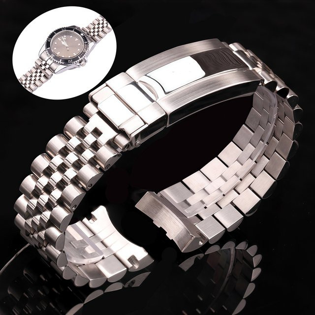 DUTRIEUX Uhrenarmband Edelstahl, Silber, 20mm, Unisex - Bild 1