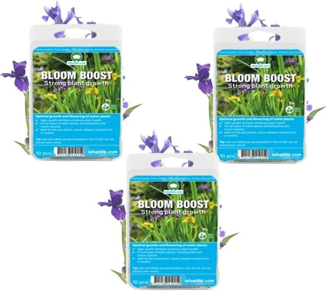 Vdvelde Bloom Boost Düngetabletten für Teichpflanzen und Wasserpflanzen, 30 Stück, Slow-Release Plant Tonic - Bild 1