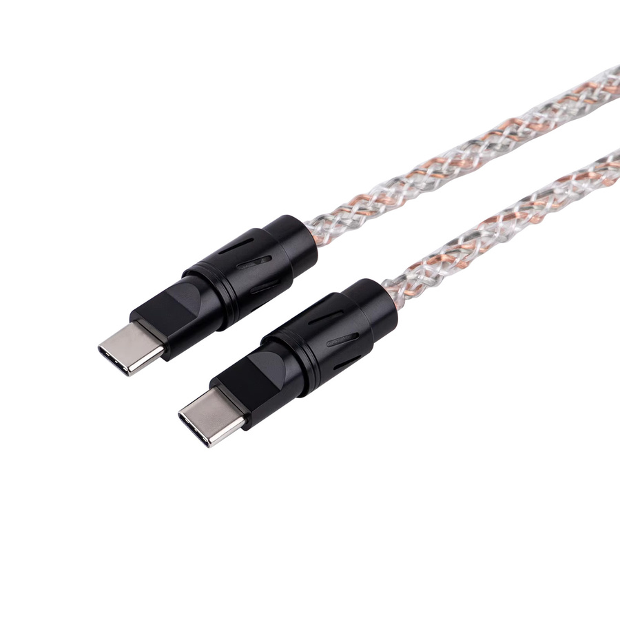 EPOMAKER Gloss 2-in-1 Geflechtkabel mit RGB-Farbverlauf für Tastatur und Maus, Schwarz/Mehrfarbig, Länge: 1,5 m - Bild 4