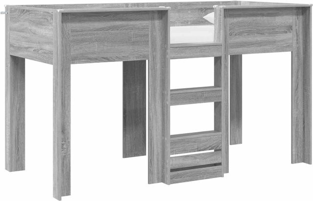 vidaXL Etagenbett für Kinder aus Holzwerkstoff in Grau, B/T/H: 75 x 190 cm - Bild 1