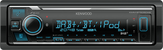 Kenwood KMM-BT508DAB Autoradio mit Bluetooth in Schwarz - Bild 1