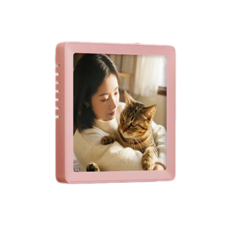 Lenovo Magnetischer Bluetooth-Lautsprecher und Haustier-Fotorahmen in Pink mit Audio-Wiedergabe über Speicherkarte - Bild 5