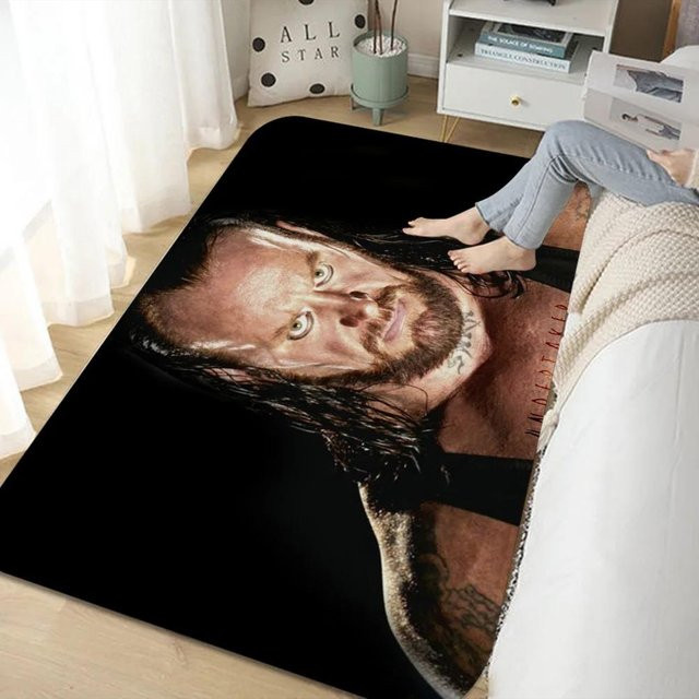 Disney WWE Wrestling Star Fußmatte Karpetti, Schwarz, B/B: 40 x 60 cm - Bild 1
