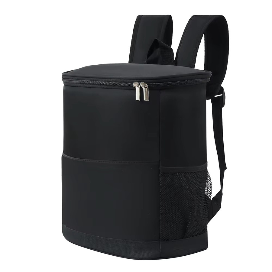 DIDA BEAR Thermo-Lunch-Tasche mit 15 l Volumen, isolierte Lebensmittelbox aus Oxford-Stoff in Schwarz und Grau - Bild 2