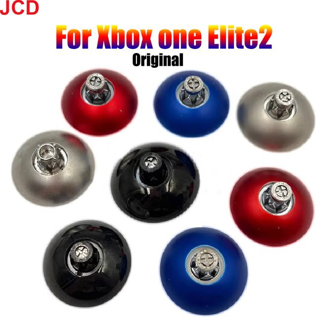 JCD Ersatz-Analogsticks für Xbox One Elite Series 2 Controller, Metallbasis Daumensticks in Schwarz - Bild 1
