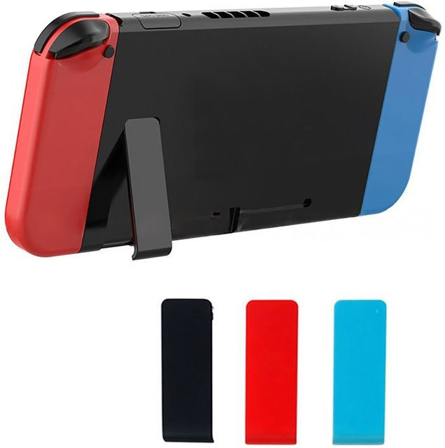 Tischständer und Gehäusehalterung für Nintendo Switch und NDS in Rot - Bild 1