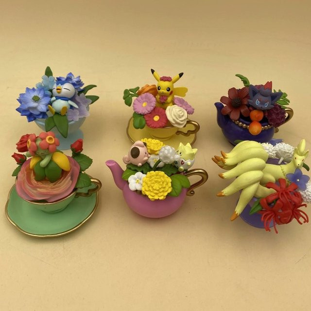Rement Pokémon Pikachu Ninetales Bellossom Piplup Teetasse, Desktop Decor - Bild 1