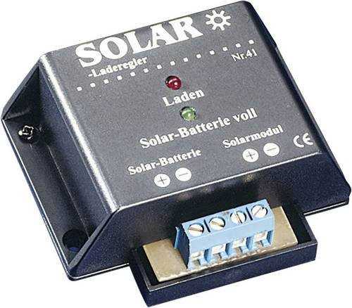 IVT PWM Seriell 12 Laderegler 12V 4A in Schwarz - Bild 1