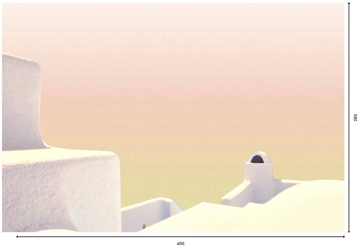 Coordonne Wandbild Formentor Landschaft in Rosa im Querformat - Bild 1