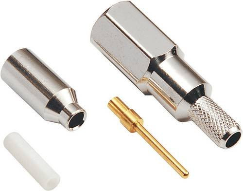BKL Electronic FME-Steckverbinder Stecker gerade silber 50 Ohm - Bild 1