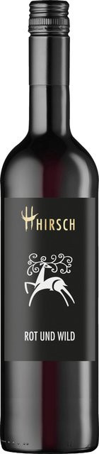 Christian Hirsch Rot und Wild Merlot Lemberger trocken Rotwein 0,75 l - Bild 1