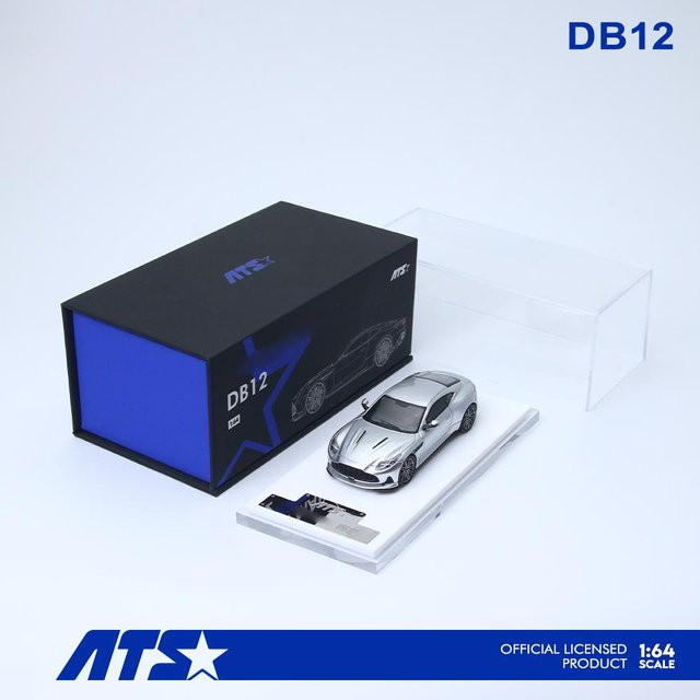 Linyi toy car Db12 Lightning Silberlegierung Automodell, 1:64, ab 14 Jahren - Bild 1