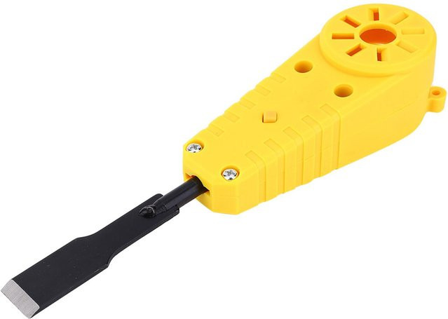 TOMTOP JMS Holzschnitzmeißel-Set zur Umwandlung eines Winkelschleifers in einen Elektro-Meißel in Gelb - Bild 1