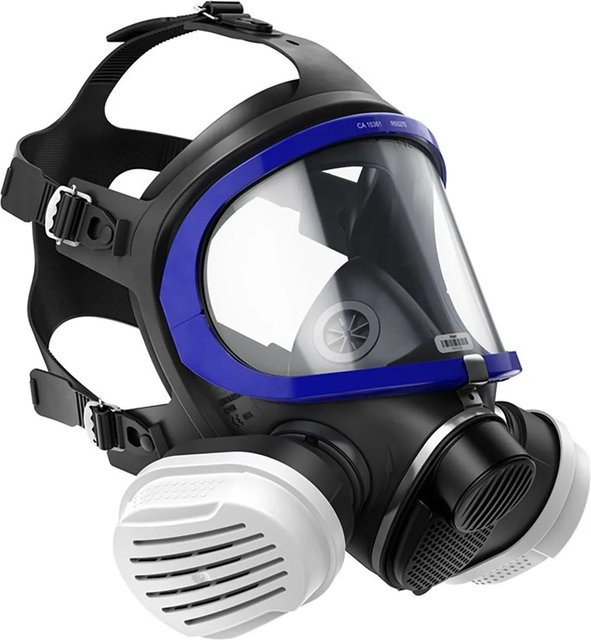Dräger Vollmaske X-plore 5500 Lackiererset mit A2P3-Filtern in Schwarz-Weiß - Bild 1
