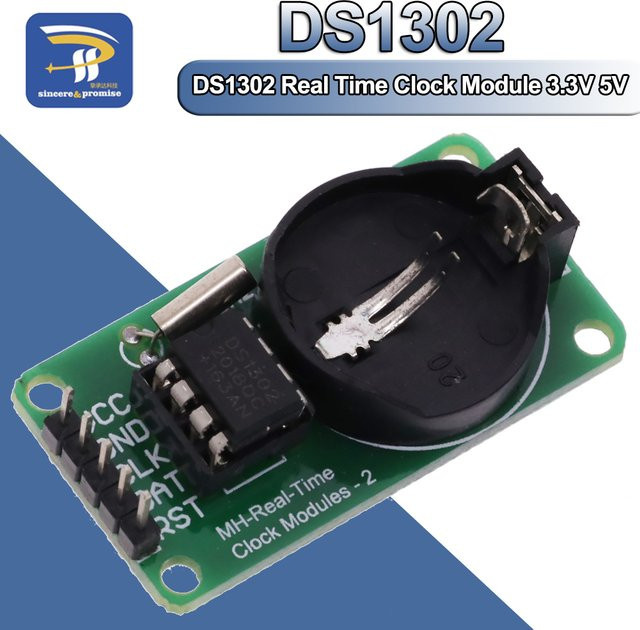 Smart Electronics DS1302 Echtzeituhrmodul in Grün für Arduino und AVR ARM UNO MEGA Entwicklungsboards - Bild 1