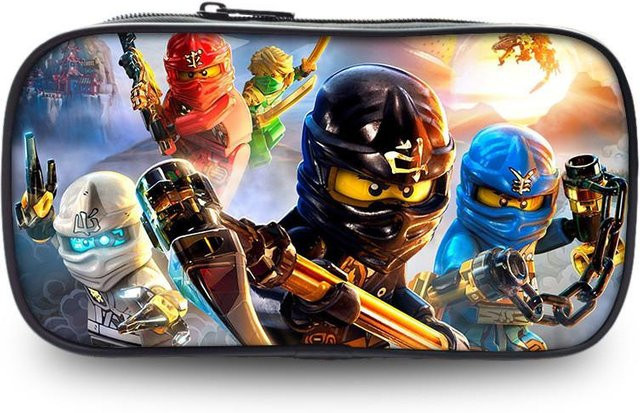 SolaceStone Ninjago Federmäppchen für Kinder in Pink und Multicolour aus Polyester - Bild 1